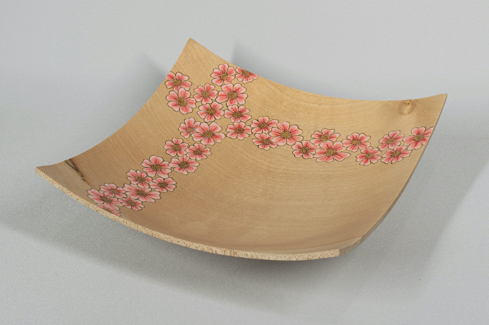 Helen Bailey Woodturning: Square Blossoms